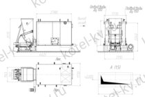 Чертеж котла КВм 1280 кВт с ТШПМ